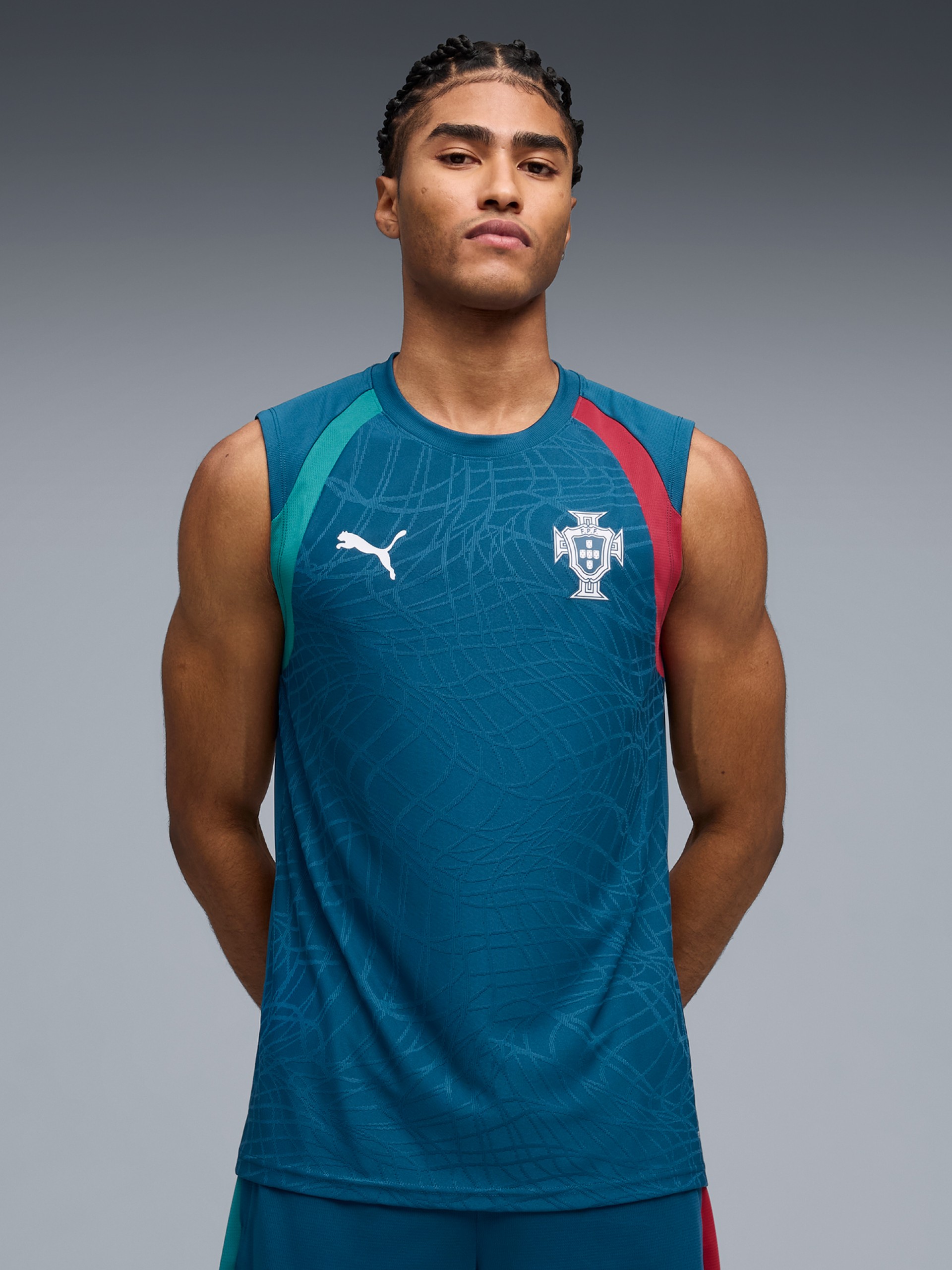 Puma Portugal 2026 Blue Training Tank