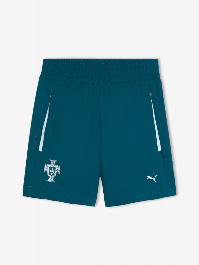 Puma Portugal PUMATECH 2026 Relaxed Woven Blue Jr Shorts