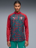 Camisola com Fecho de Aquecimento Puma Portugal 2026 Vermelha e Verde