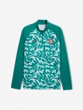 Camisola com Fecho de Aquecimento Puma Portugal 2026 Verde