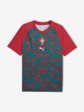 Camiseta de Calentamiento Puma Portugal 2026 Roja y Verde