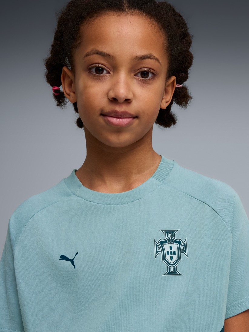 Camiseta Puma Portugal PUMATECH 2026 Azul Jr