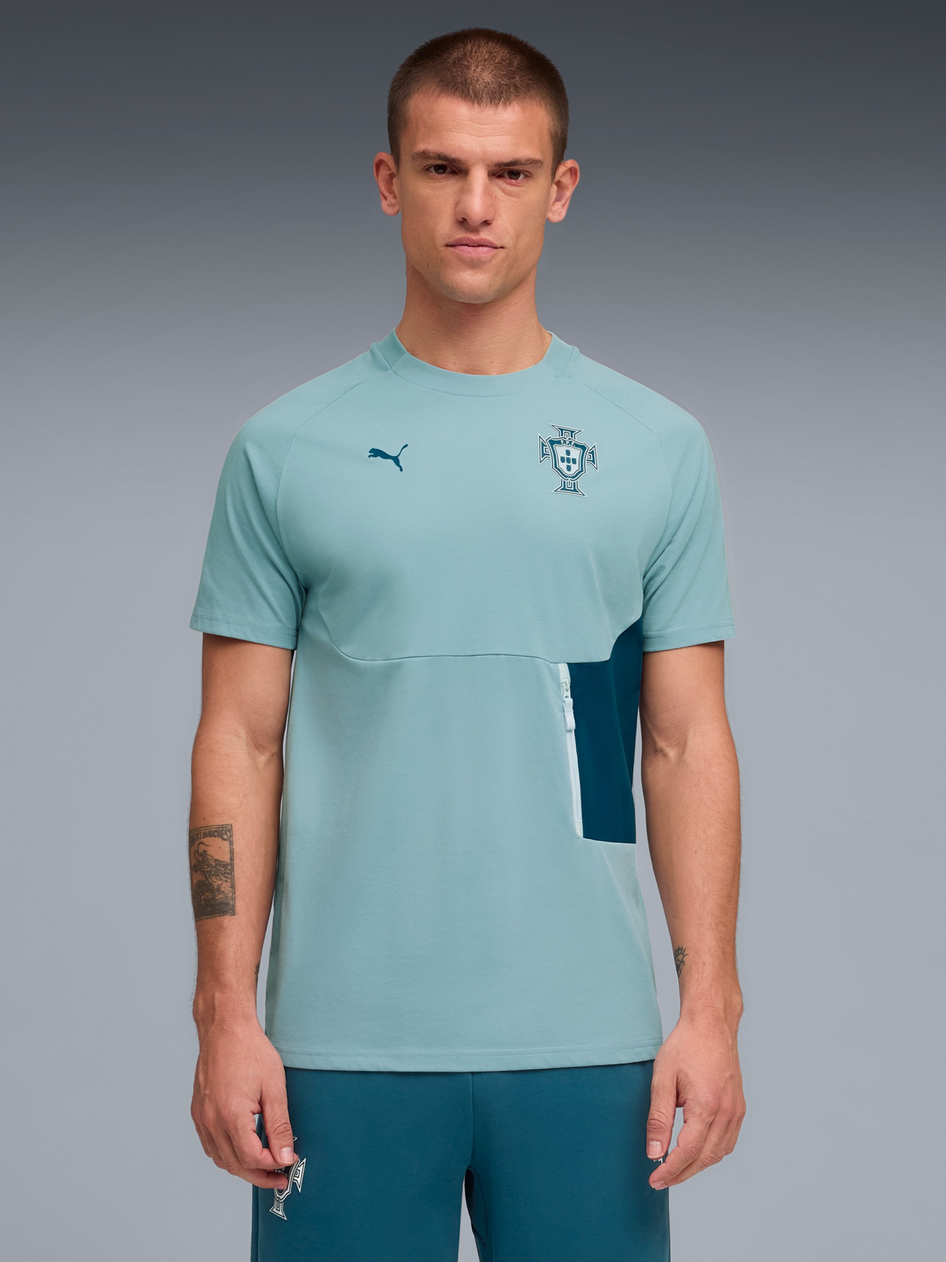 Puma Portugal PUMATECH 2026 Blue T-shirt