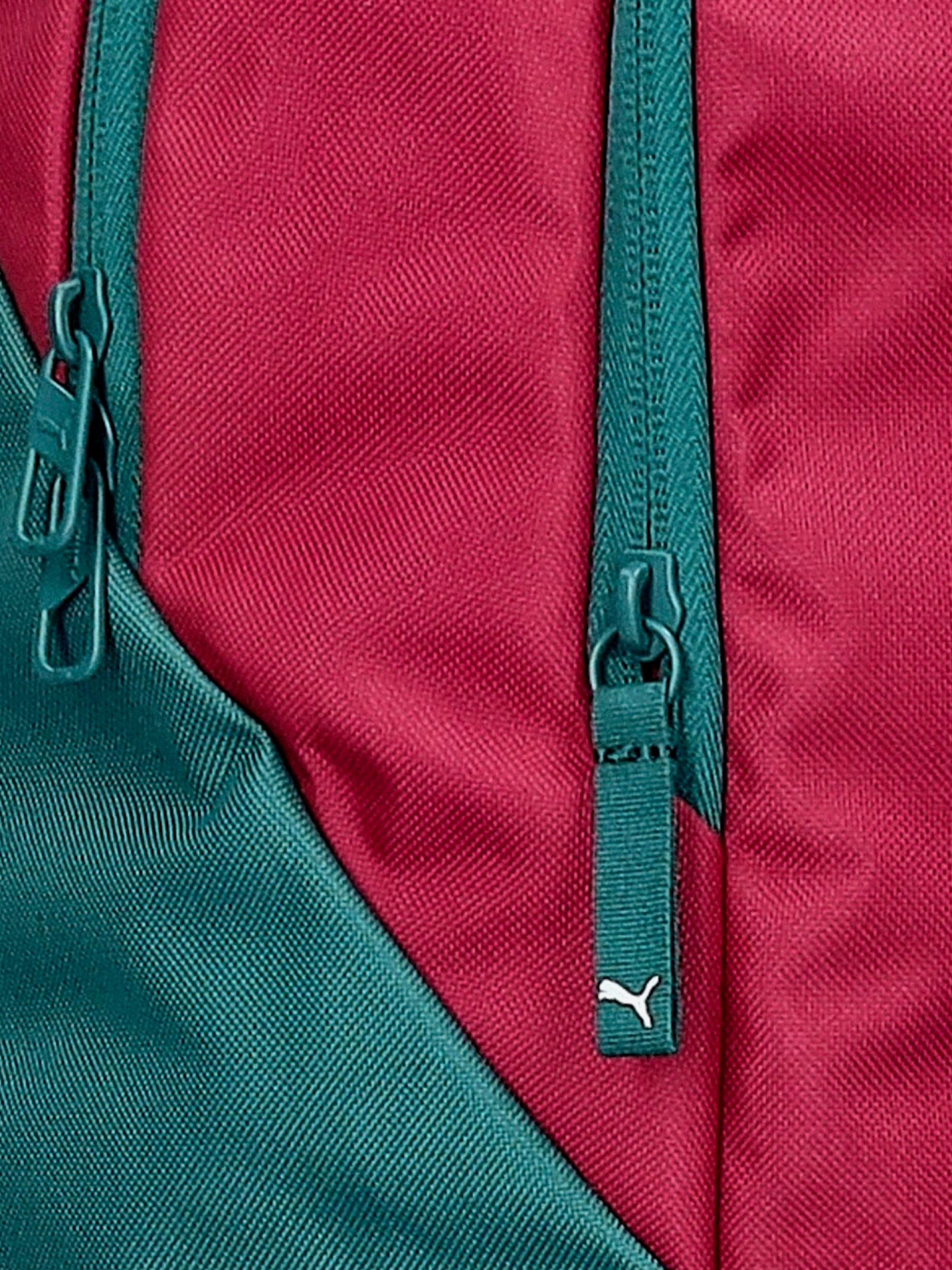 Mochila Puma Portugal 24L Burdeos y Verde