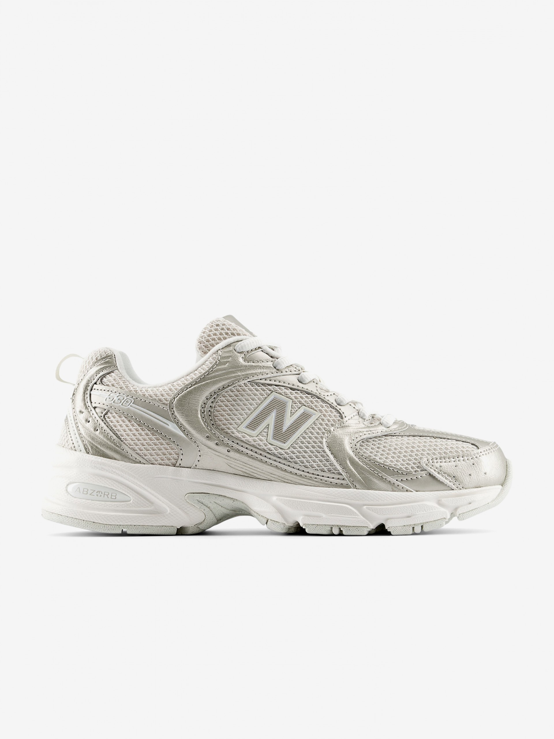 Zapatillas New Balance 530 V1 Beige y Plateadas