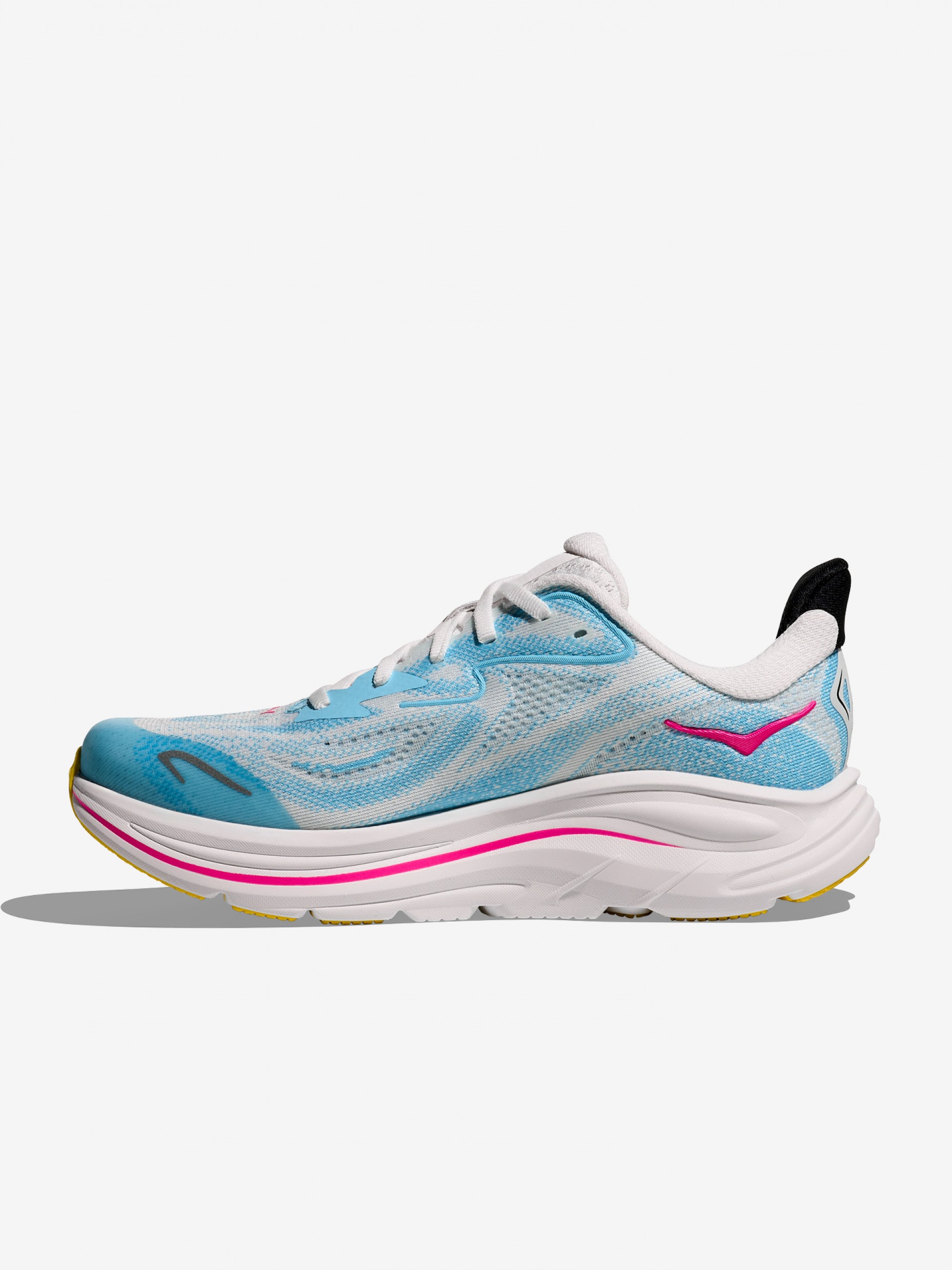 Hoka Clifton 10 Junior Blue and White Running Trainers
