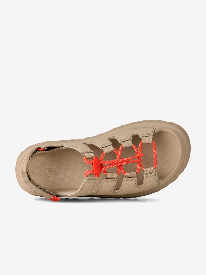 Ugg Golden Glow Toggle Beige and Orange Sandals For Women