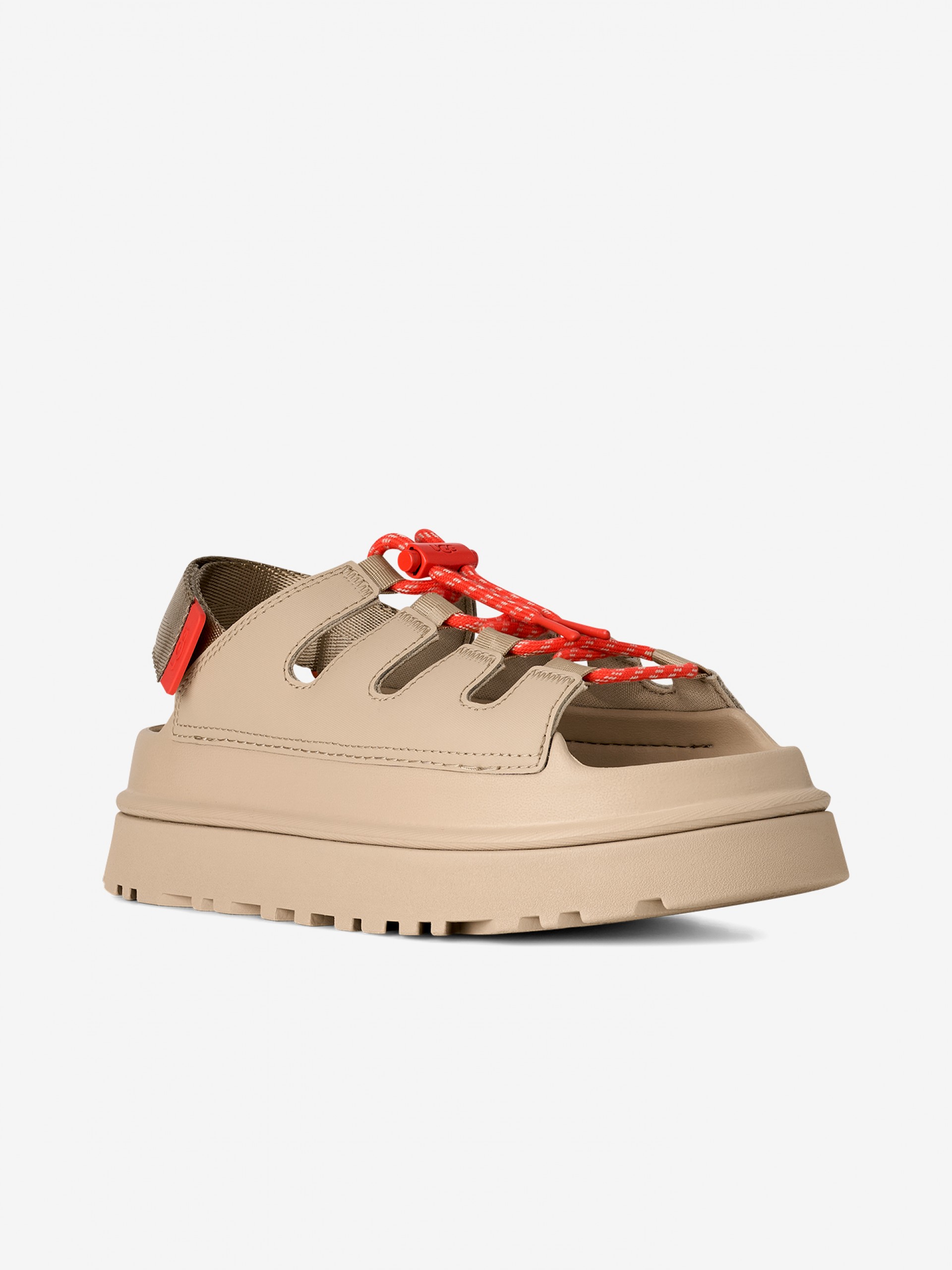 Ugg Golden Glow Toggle Beige and Orange Sandals For Women