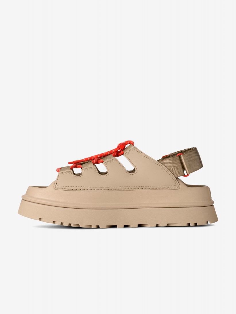 Ugg Golden Glow Toggle Beige and Orange Sandals For Women