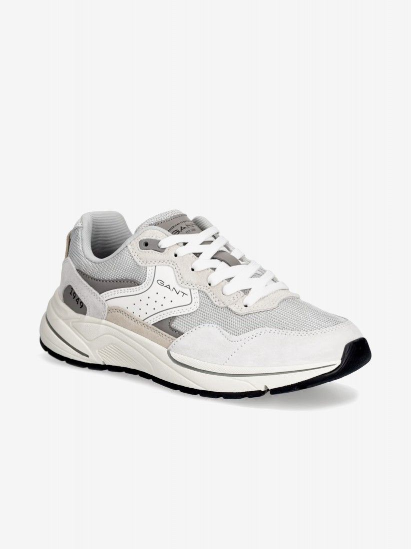 Gant Jaybro Grey, White and Beige Sneakers For Men