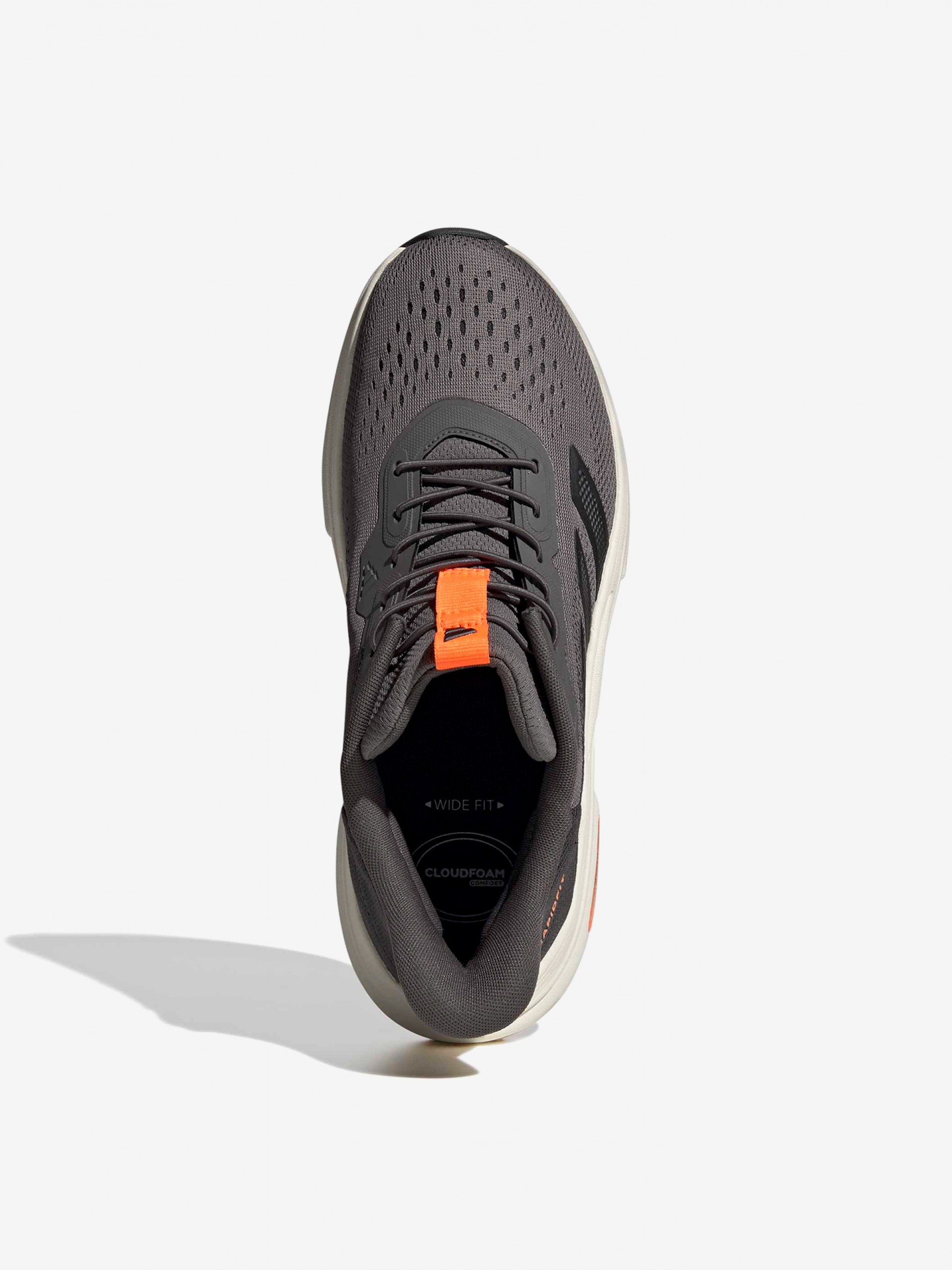 Sapatilhas de Caminhada Adidas Cloudfoam Cuxxion Rapidfit Com Atacadores Elásticos Cinzentas