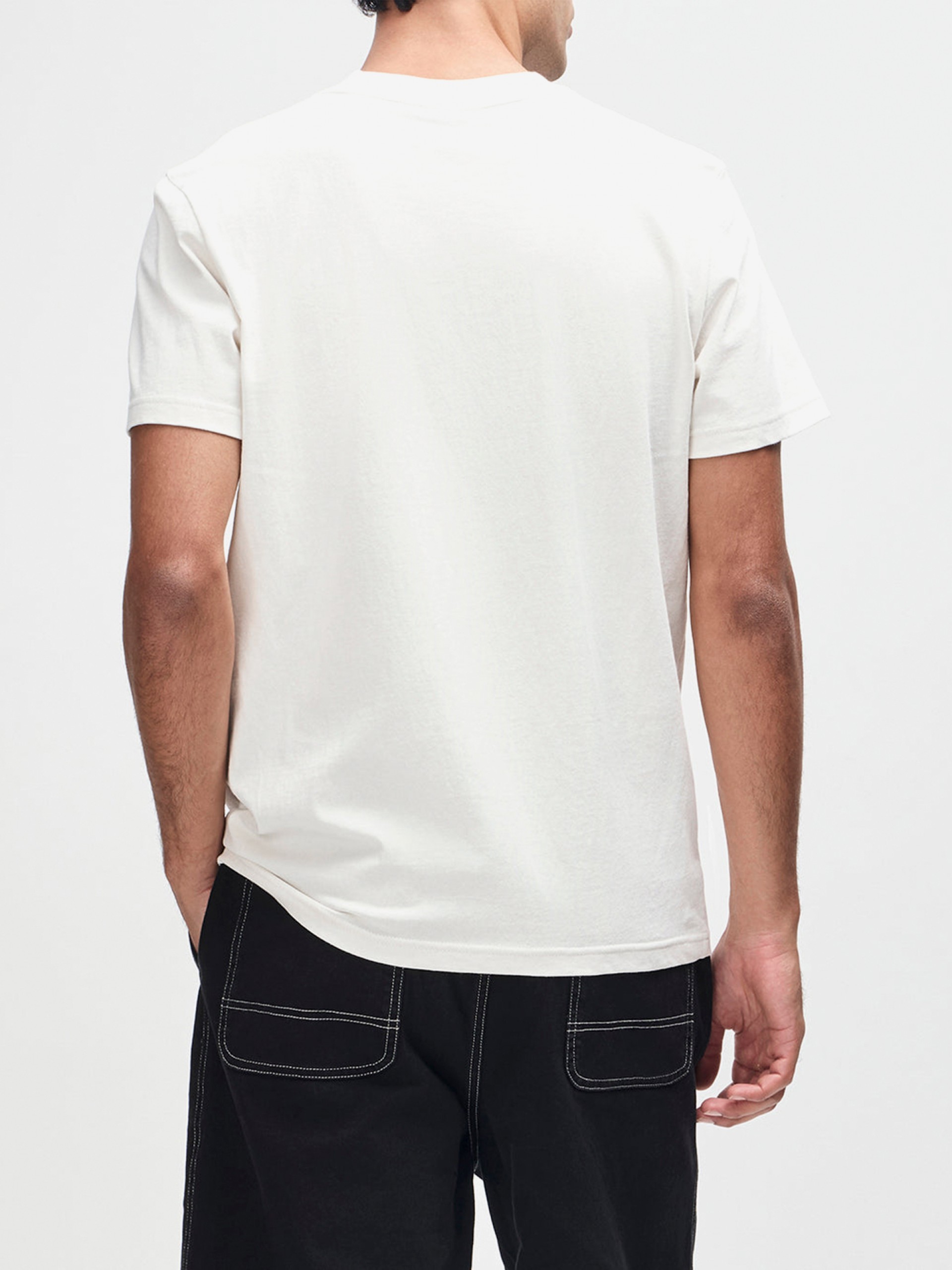 Camiseta Deus Ex Machina Smokeshow Blanca y Verde