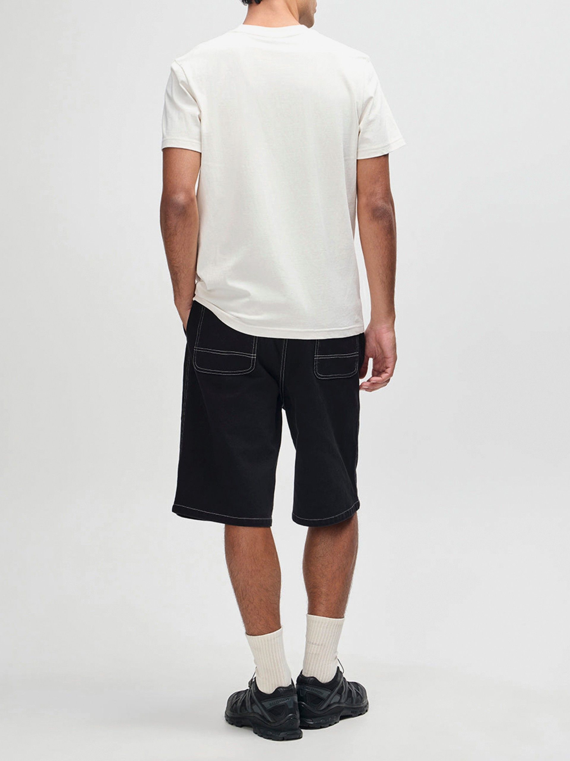 Camiseta Deus Ex Machina Smokeshow Blanca y Verde