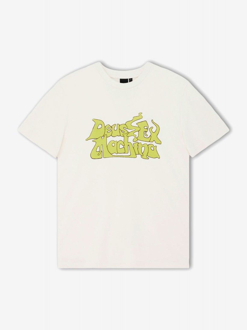 Deus Ex Machina Smokeshow White and Green T-shirt