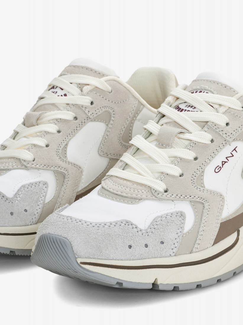 Gant Jaybro White, Beige and Grey Sneakers For Men Gant Jaybro White, Beige and Grey Sneakers For Men