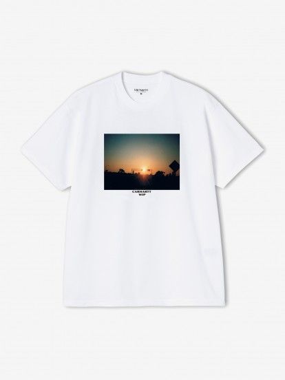 Camiseta Carhartt WIP Warm Views Blanca Camiseta Carhartt WIP Warm Views Blanca