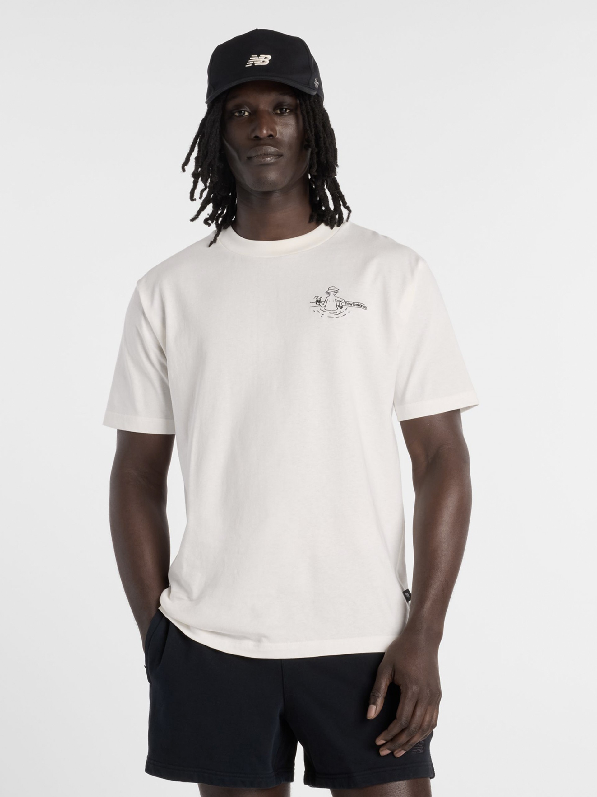 T-shirt New Balance Fountain Branca