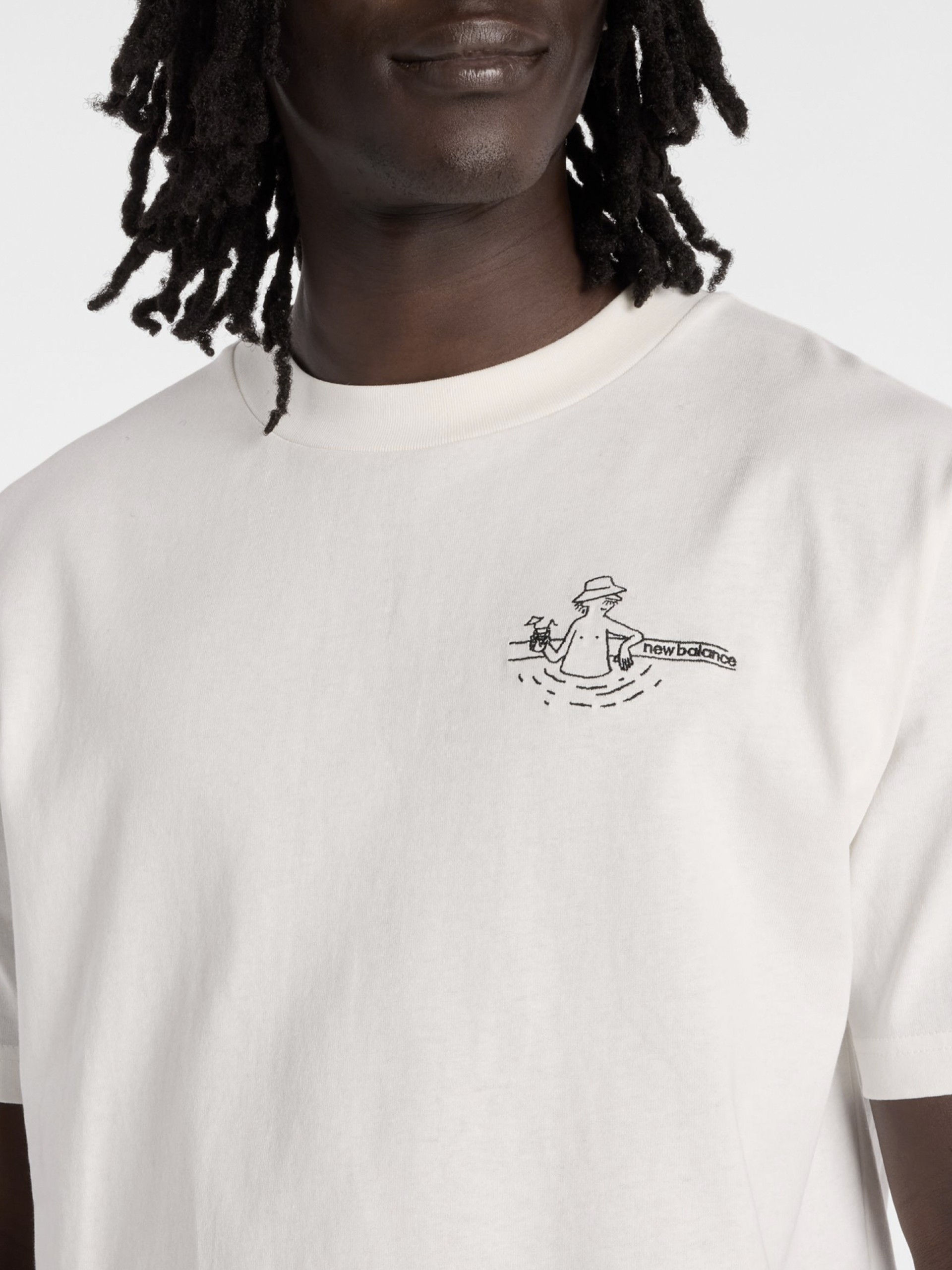 New Balance Fountain White T-shirt