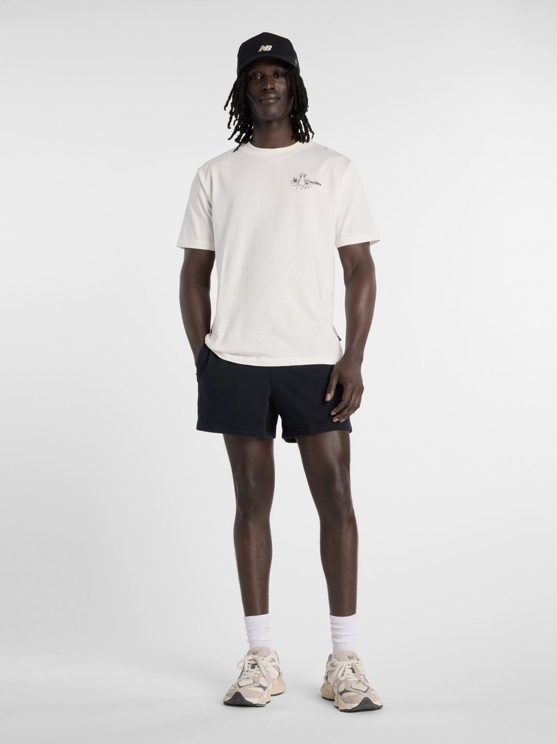 T-shirt New Balance Fountain Branca