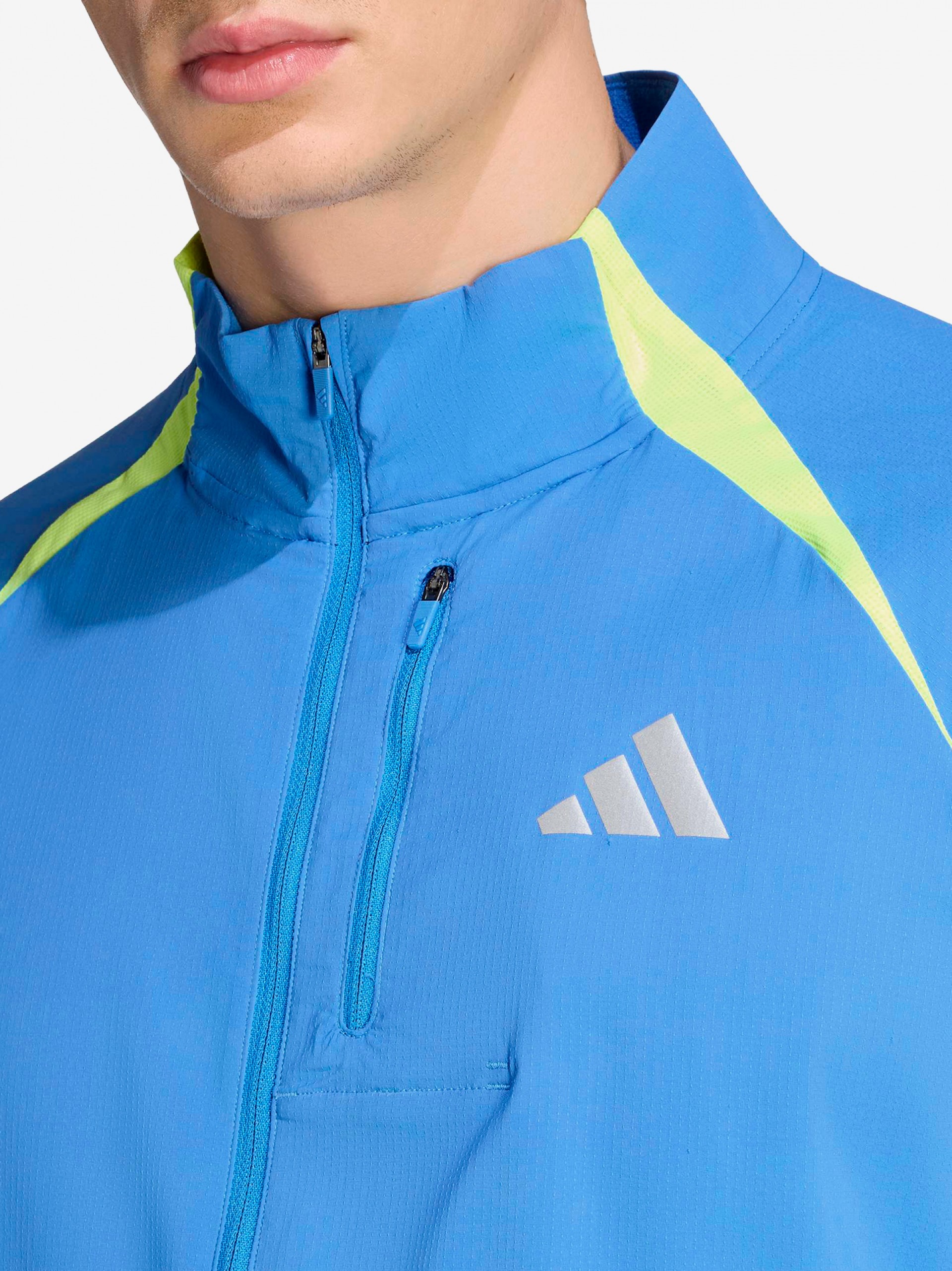 Chaqueta de Running Adidas Adi365 Formotion Azul y Verde