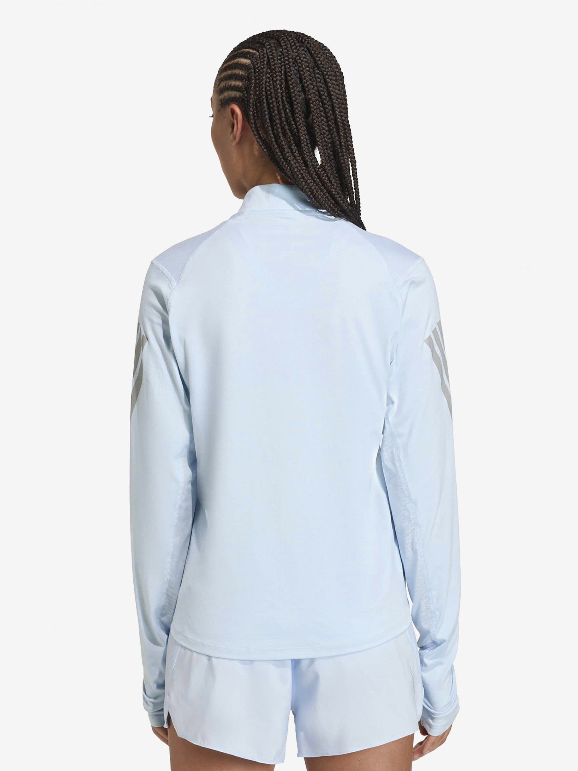 Adidas Adi365 Iconic Climacool W Blue Running Zip Sweater