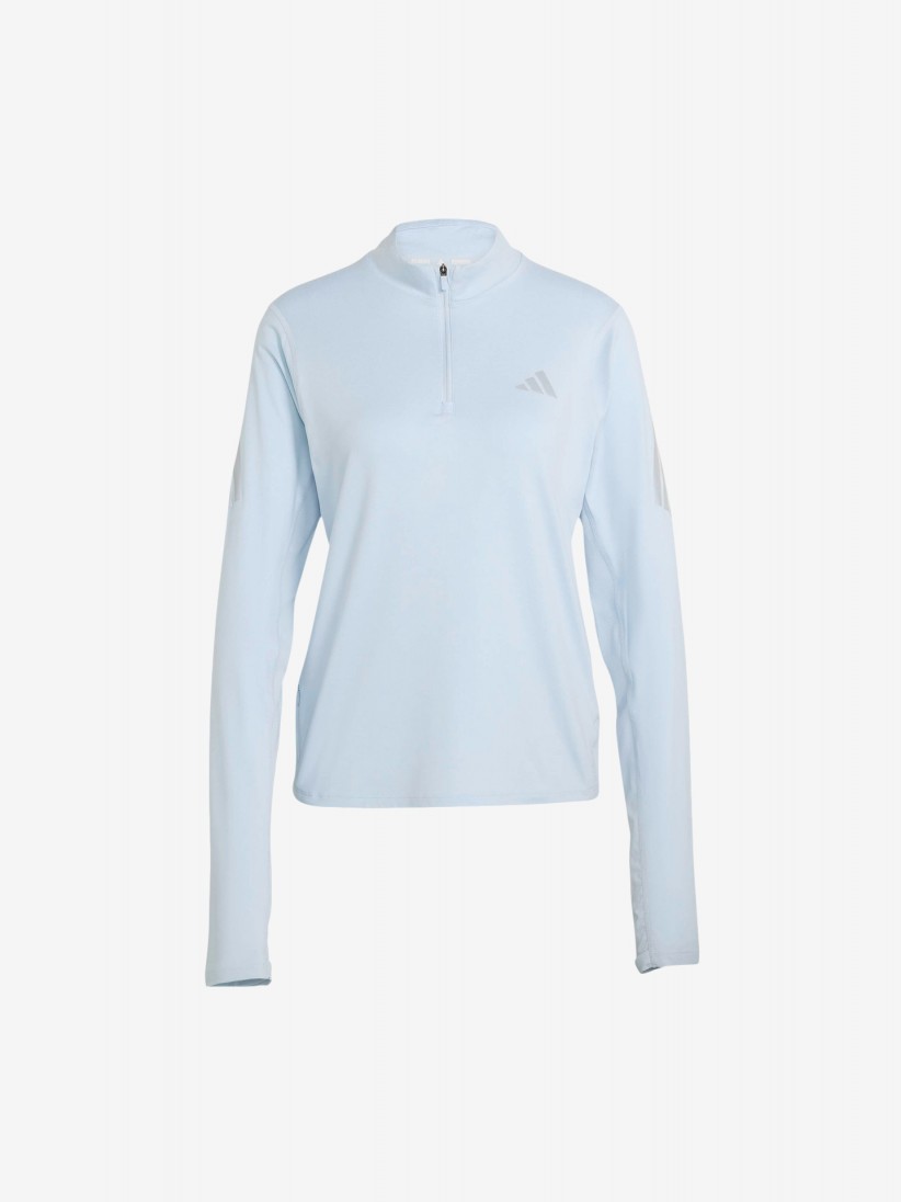 Adidas Adi365 Iconic Climacool W Blue Running Zip Sweater