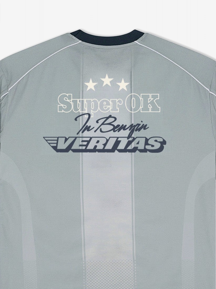 Deus Ex Machina Enduro Moto Grey and Blue T-shirt