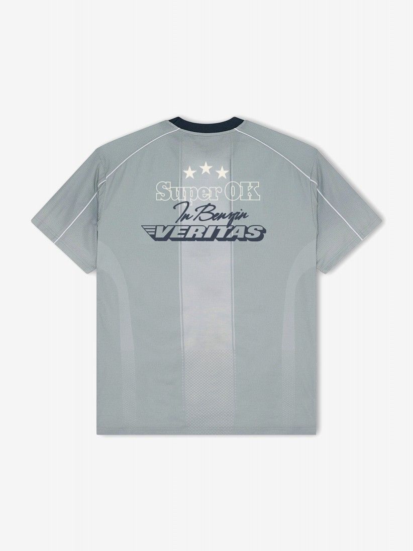 Deus Ex Machina Enduro Moto Grey and Blue T-shirt