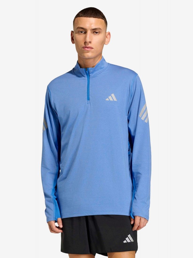 Adidas Adi365 Iconic Climacool Blue Running Zip Sweater