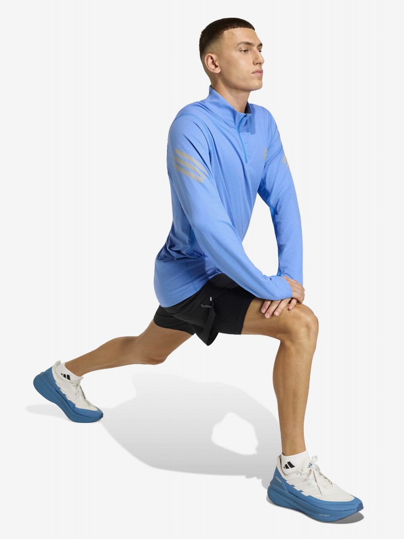 Adidas Adi365 Iconic Climacool Blue Running Zip Sweater