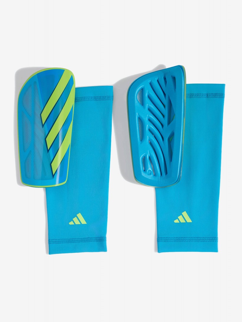 Adidas Tiro League Junior Blue and Green Shin Guards Adidas Tiro League Junior Blue and Green Shin Guards