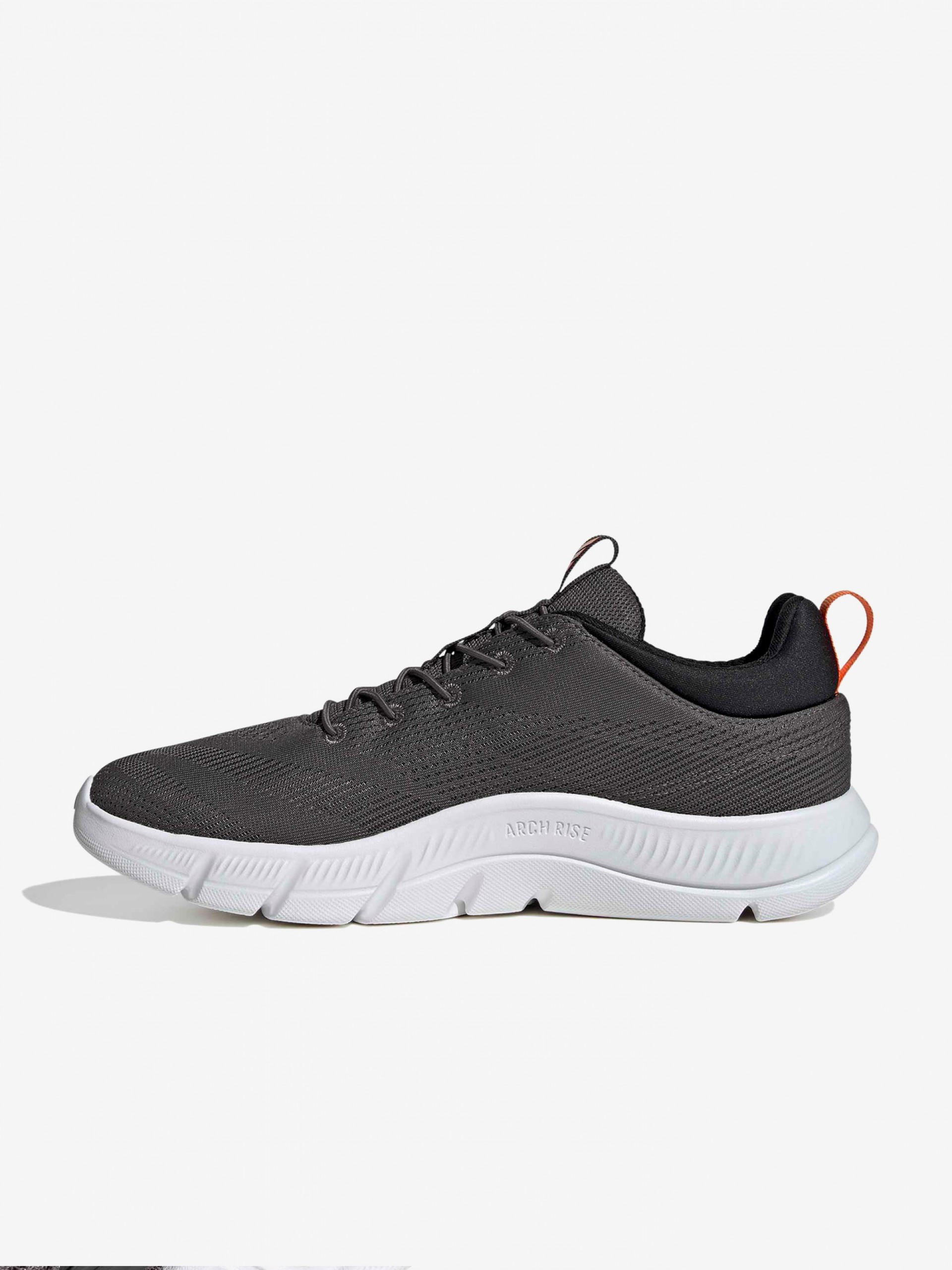 Zapatillas Para Caminar Adidas Cloudfoam Flex Elastic Laces Grises