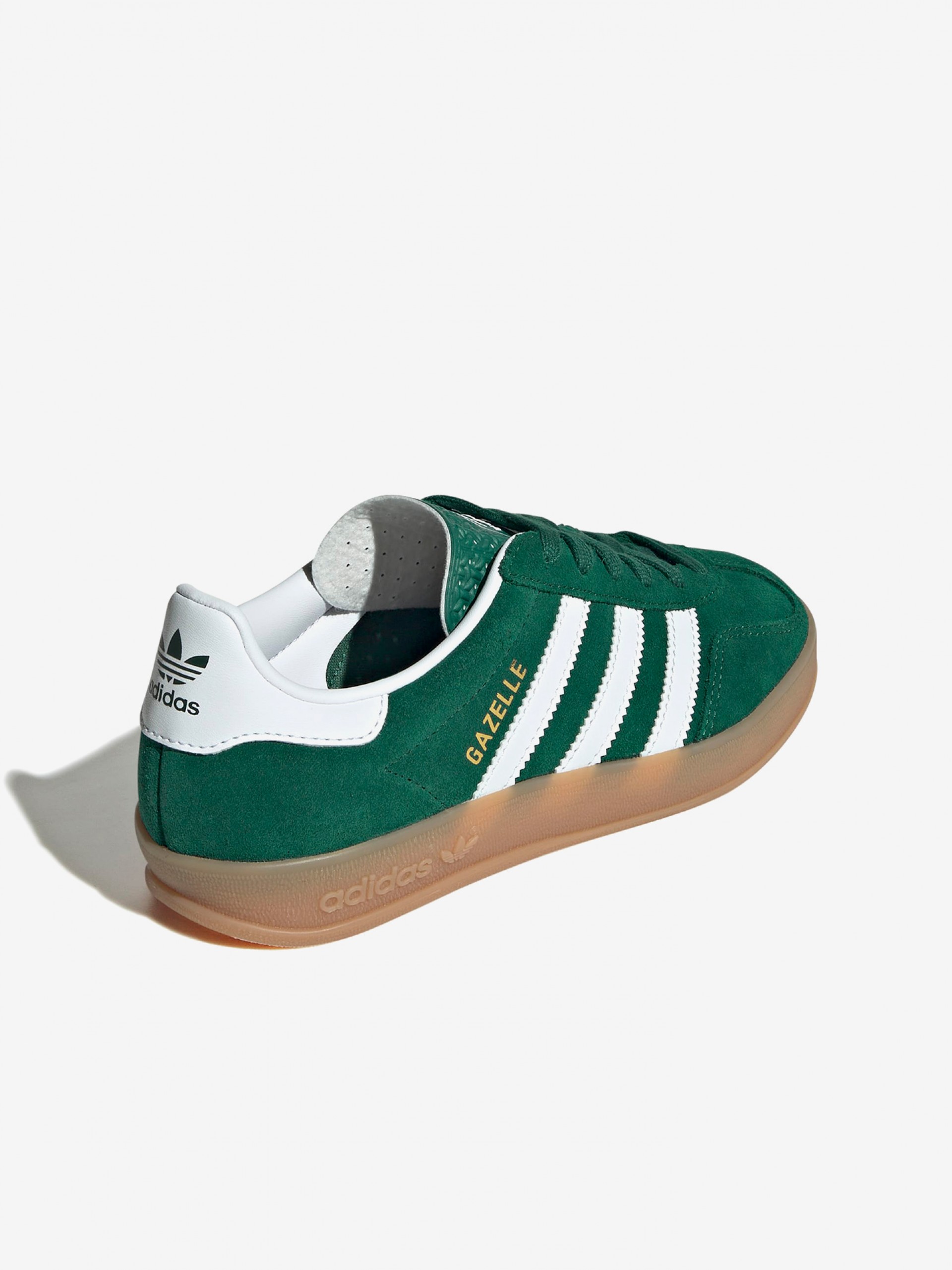 Adidas Gazelle Indoor J Green Suede Sneakers