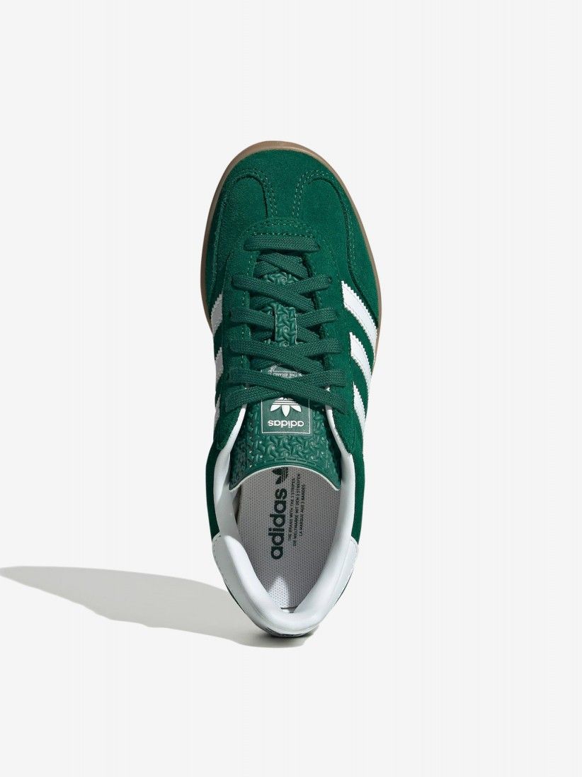 Adidas Gazelle Indoor J Green Suede Sneakers