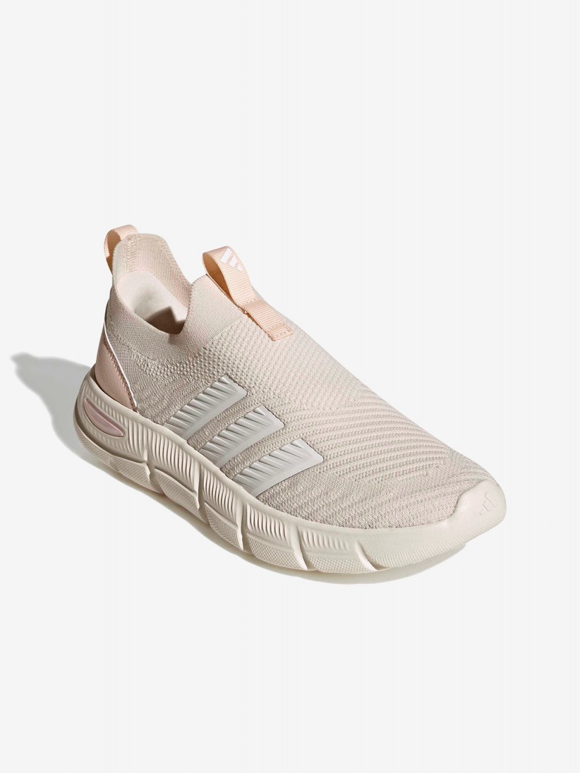 Adidas Cloudfoam Flex Sock W Beige Walking Trainers Adidas Cloudfoam Flex Sock W Beige Walking Trainers