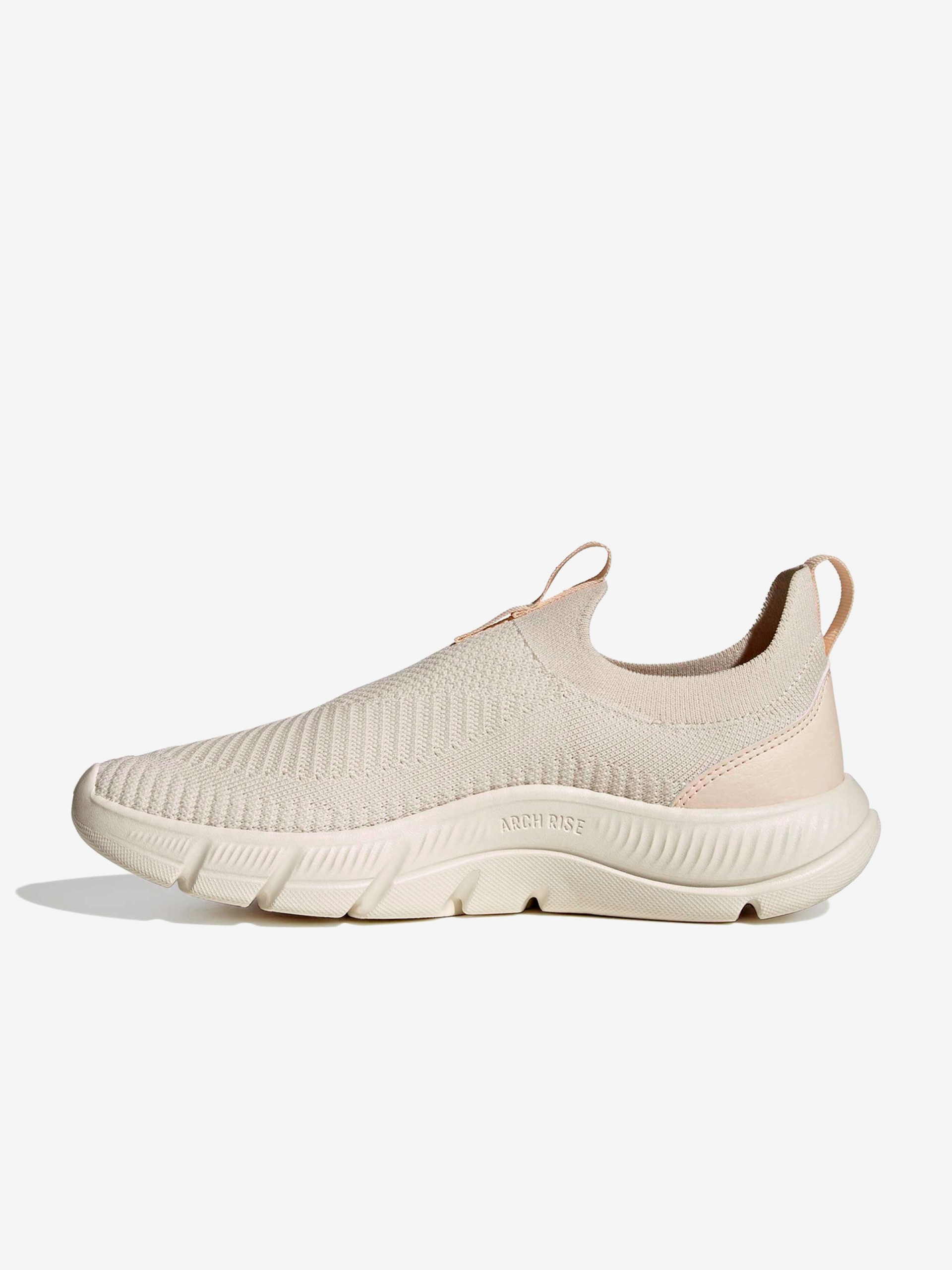 Sapatilhas de Caminhada Adidas Cloudfoam Flex Sock W Bege