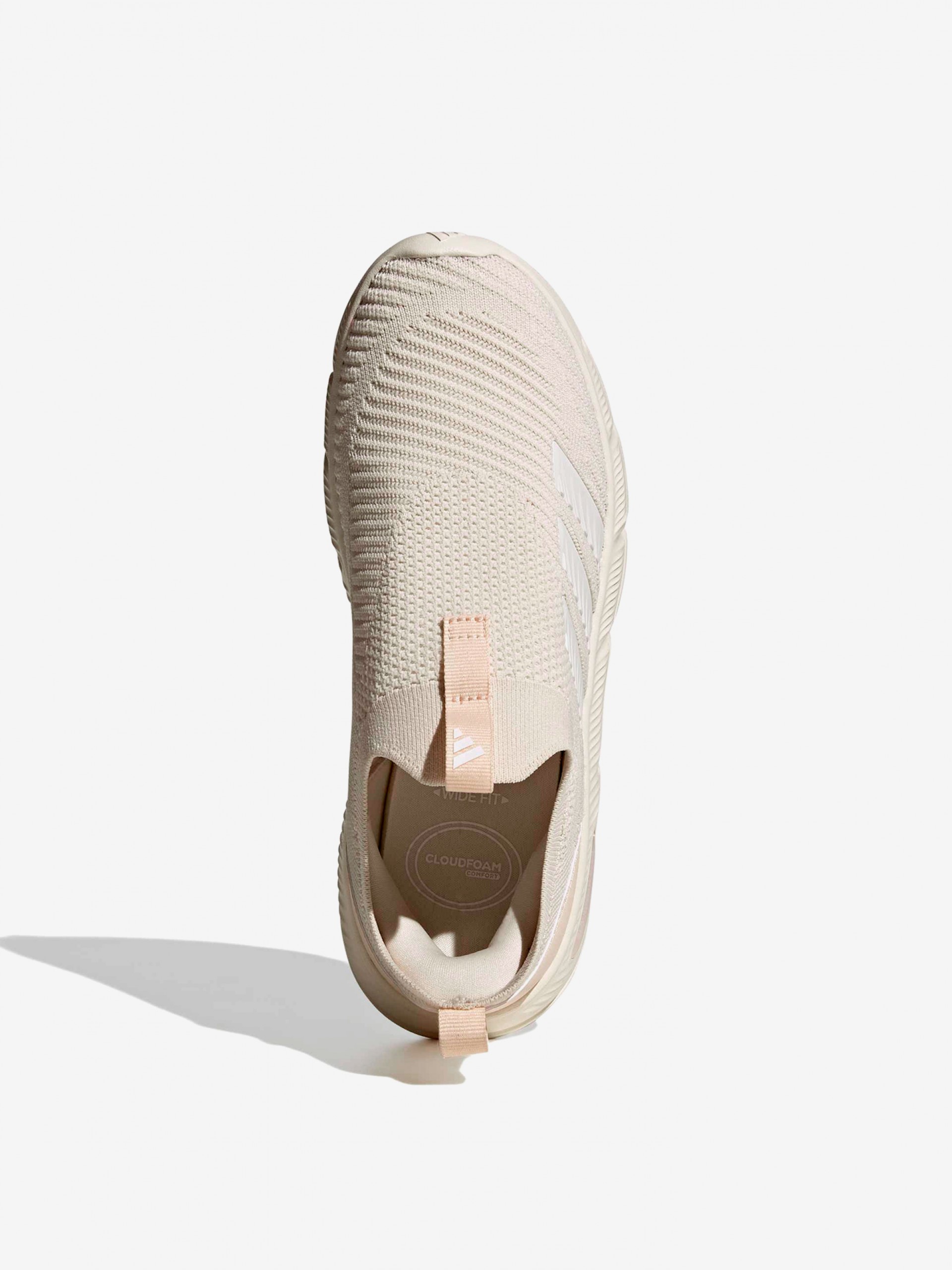 Sapatilhas de Caminhada Adidas Cloudfoam Flex Sock W Bege
