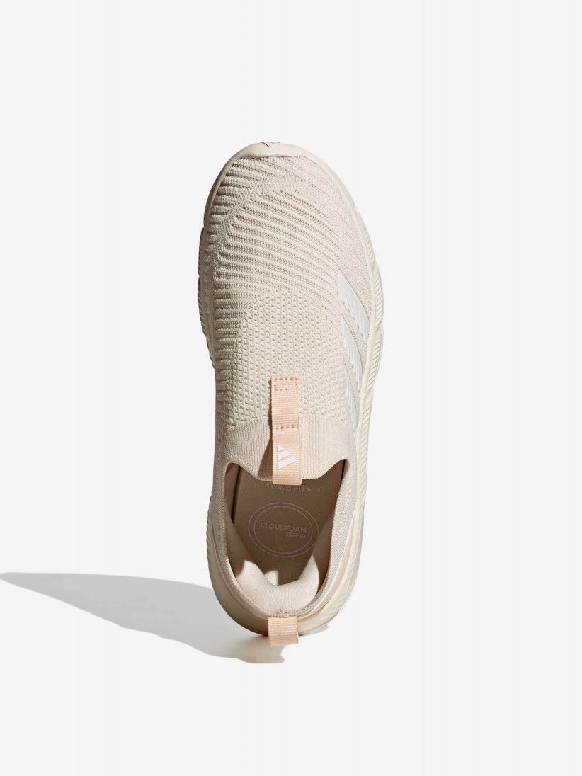 Adidas Cloudfoam Flex Sock W Beige Walking Trainers Adidas Cloudfoam Flex Sock W Beige Walking Trainers