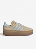 Sapatilhas Adidas Gazelle Bold W Bege e Azuis Sapatilhas Adidas Gazelle Bold W Bege e Azuis