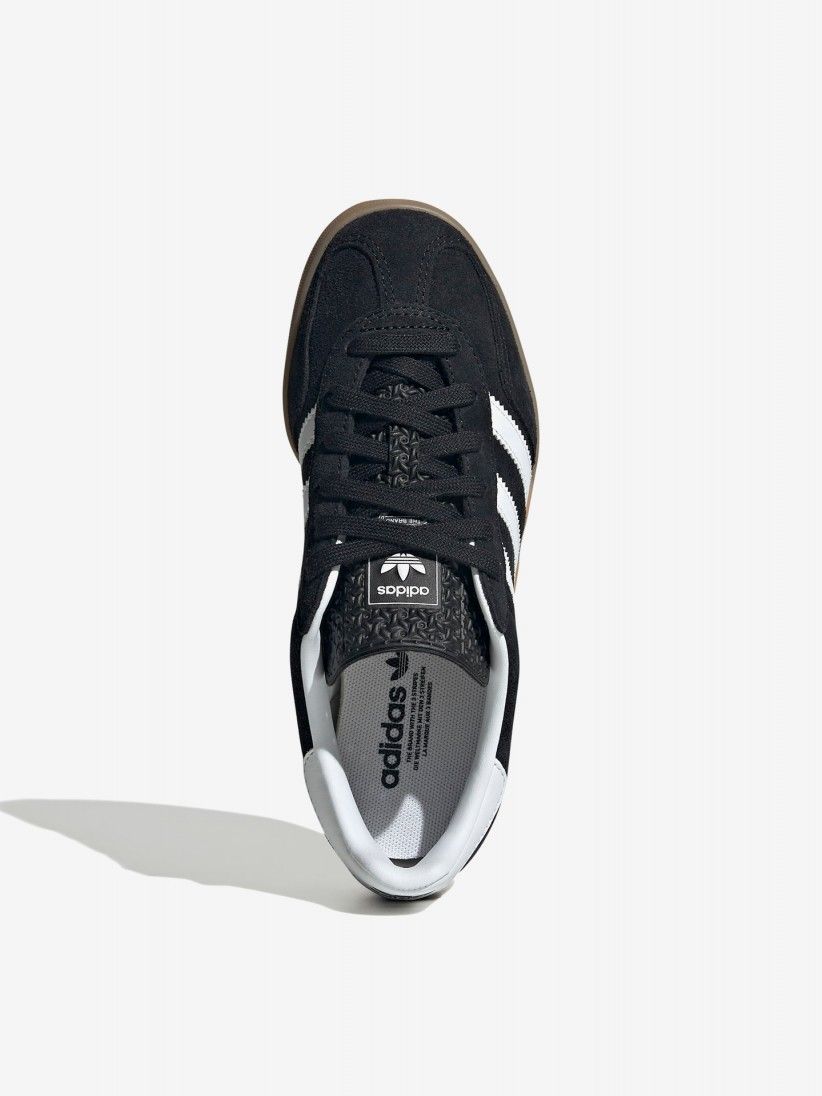 Adidas Gazelle Indoor J Black Suede Sneakers