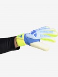 Adidas Predator Match Fingersave Blue and Green Goalkeeper Gloves