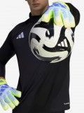 Adidas Predator Match Fingersave Blue and Green Goalkeeper Gloves