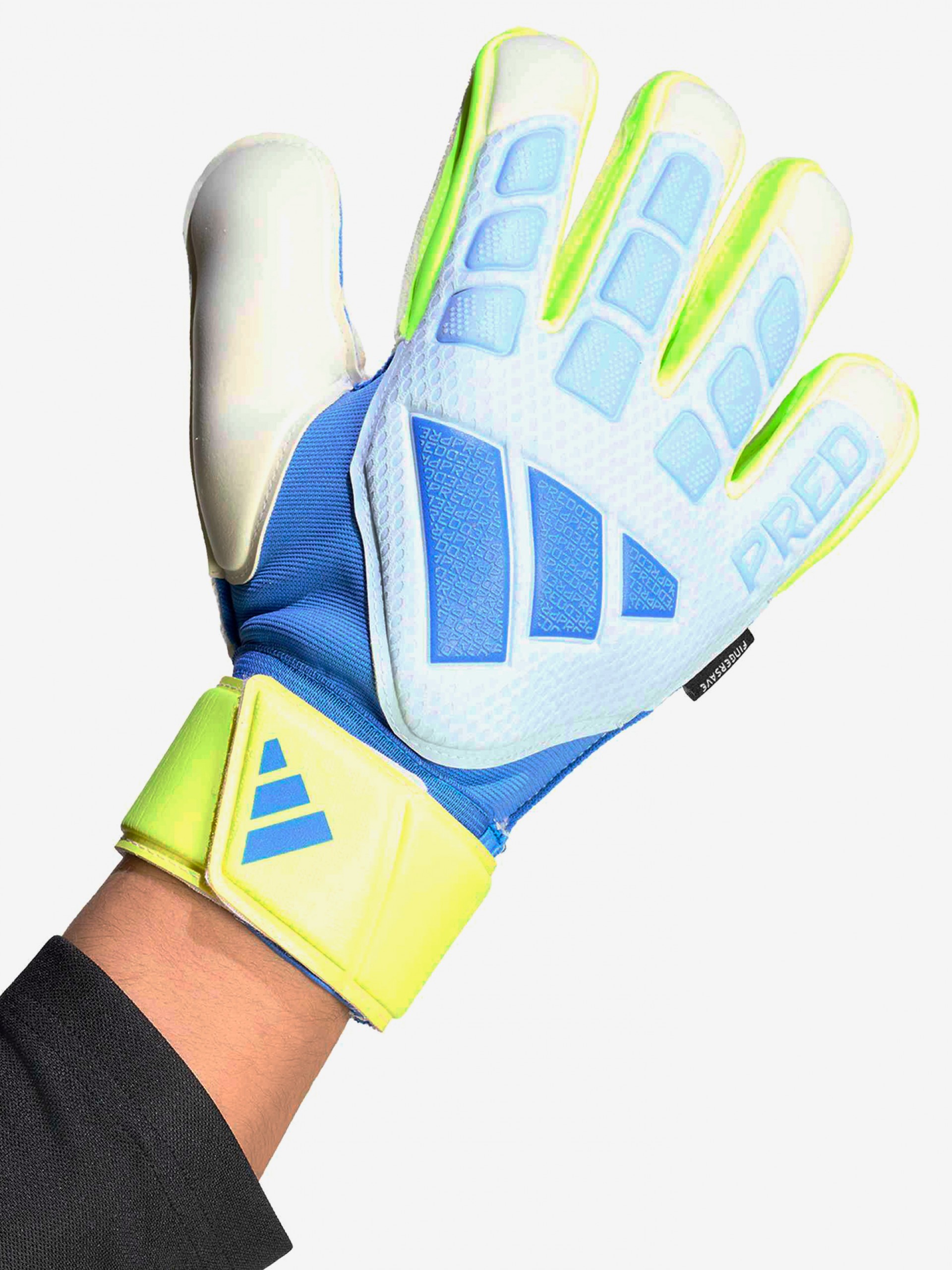 Luvas de Guarda-Redes Adidas Predator Match Fingersave Azuis e Verdes
