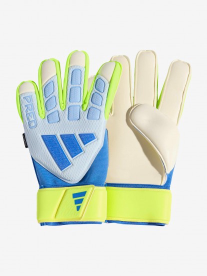 Guantes de Portero Adidas Predator Match Fingersave Azules y Verdes