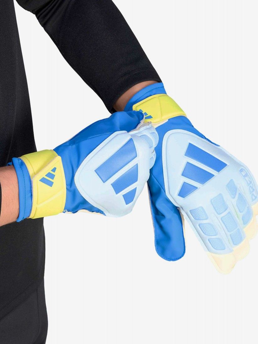 Guantes de Portero Adidas Predator Training Azules y Verdes