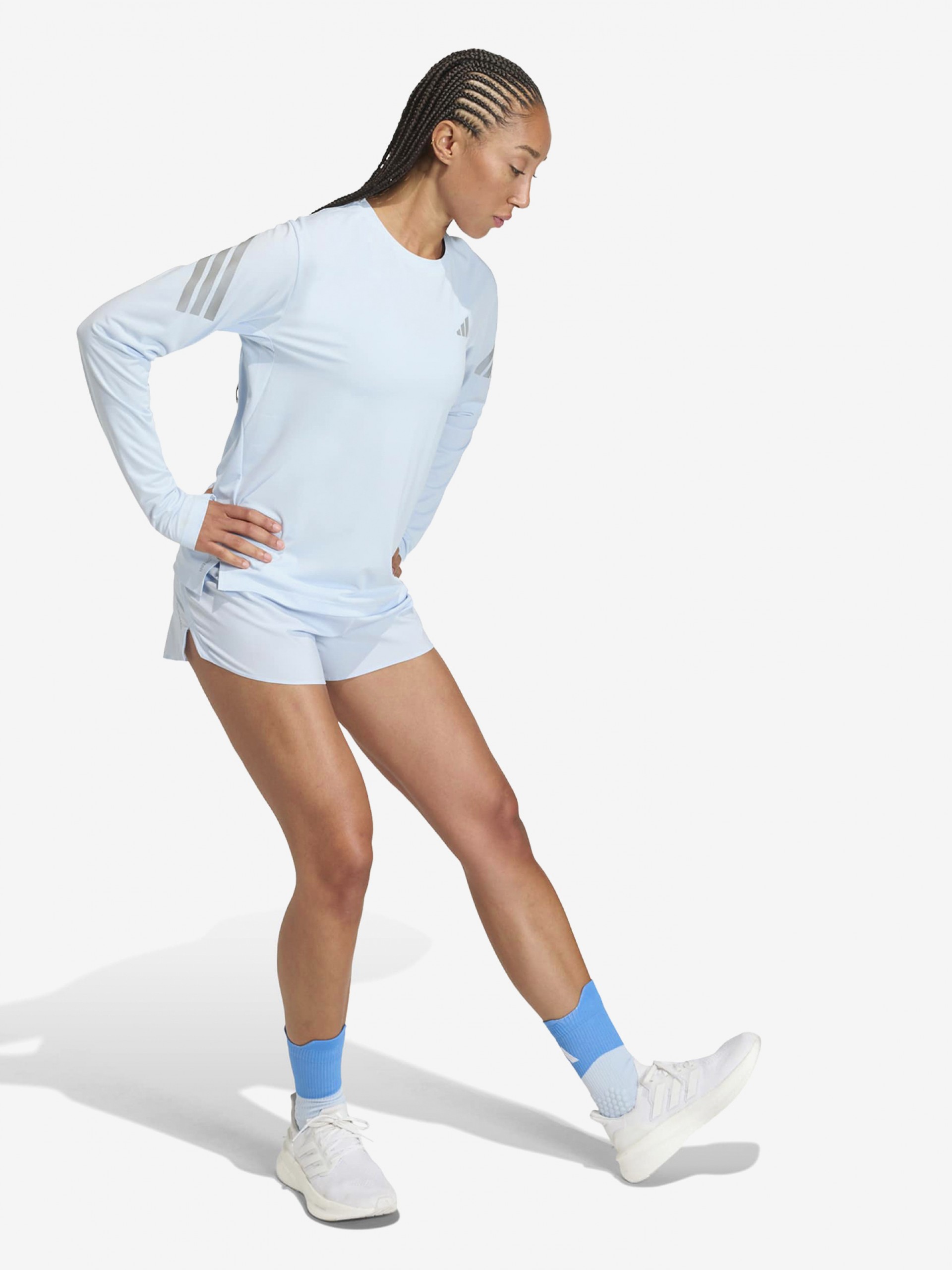 Camiseta de Manga Larga de Running Adidas Adi365 Climacool W Azul