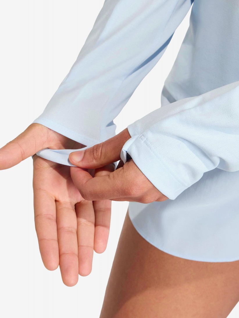 Camiseta de Manga Larga de Running Adidas Adi365 Climacool W Azul Camiseta de Manga Larga de Running Adidas Adi365 Climacool W Azul