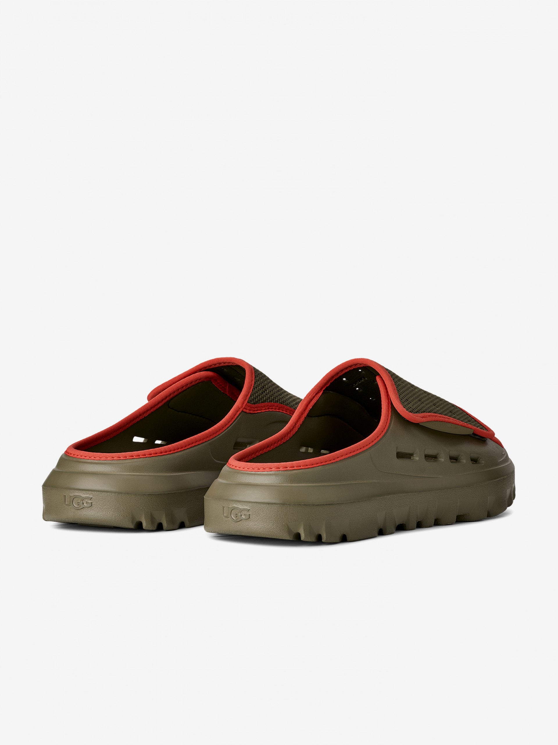 Chanclas Ugg PeakMod Verdes y Naranja Para Hombre