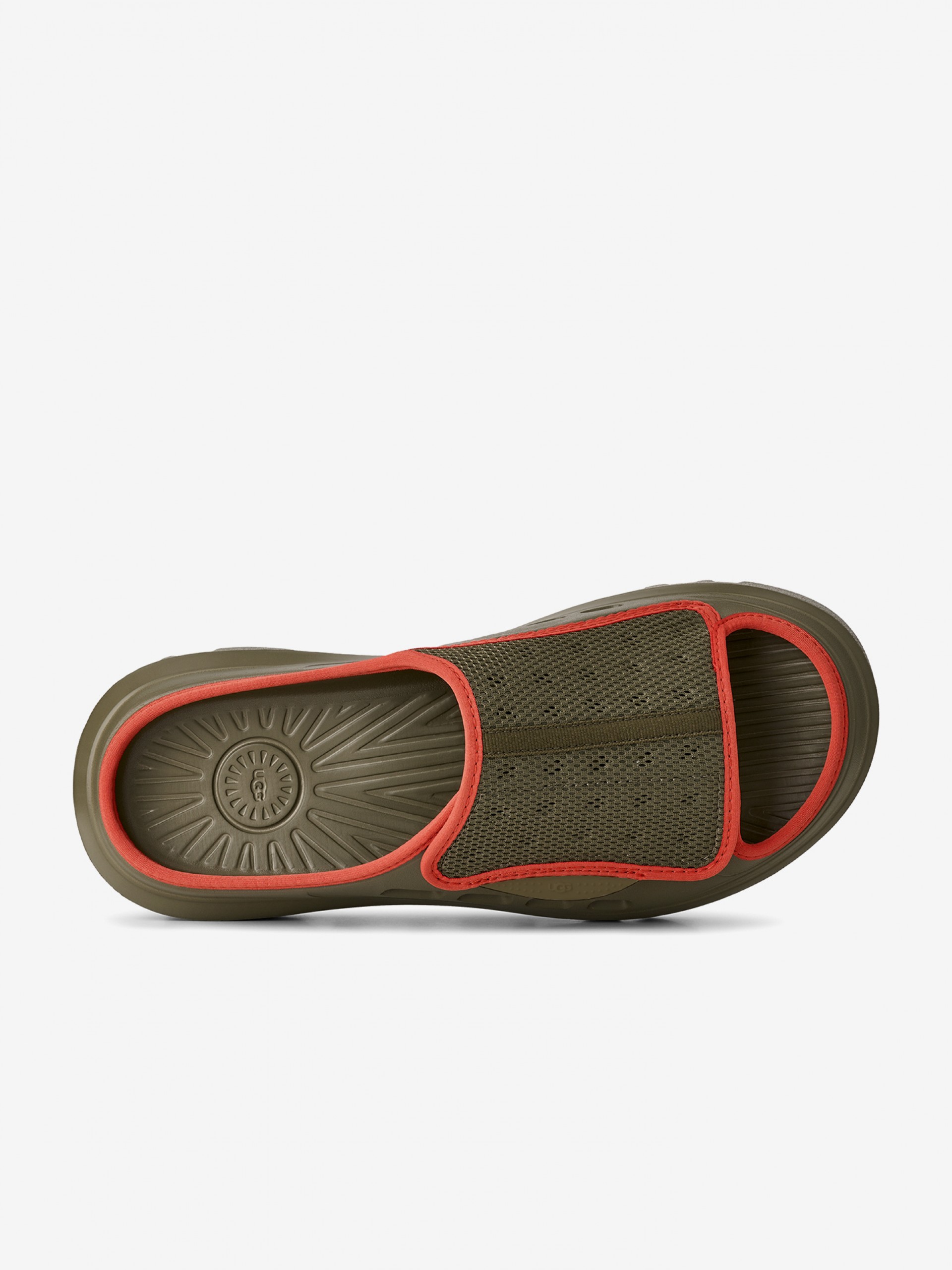 Chanclas Ugg PeakMod Verdes y Naranja Para Hombre