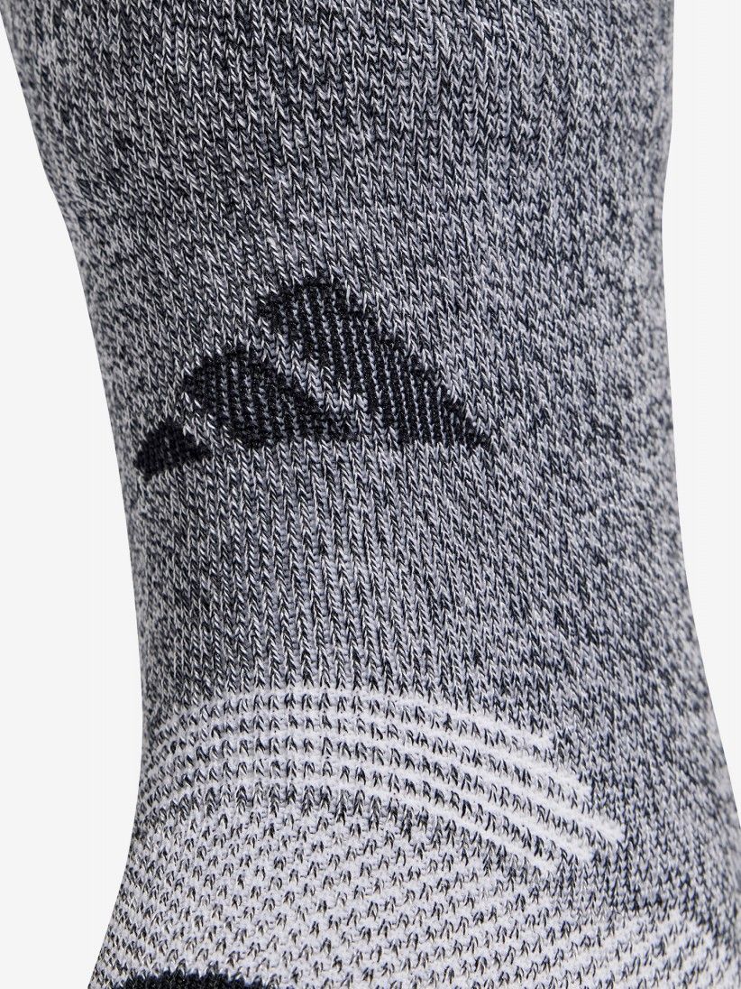 Meias de Running Adidas RUNxCUSHIONED Cinzentas